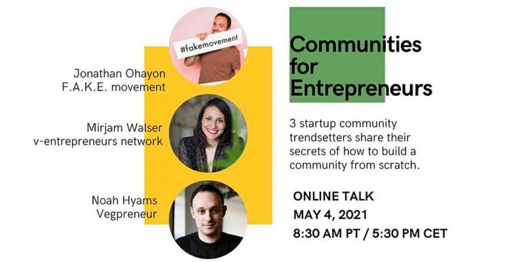 Communities for vegan entrepreneurs: meet 3 community trendsetters