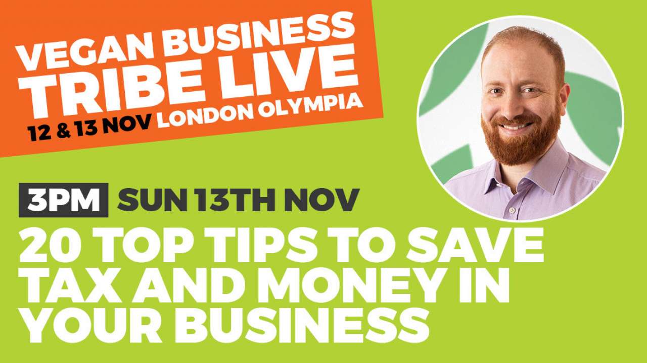 20 top tips to save tax and money in your business